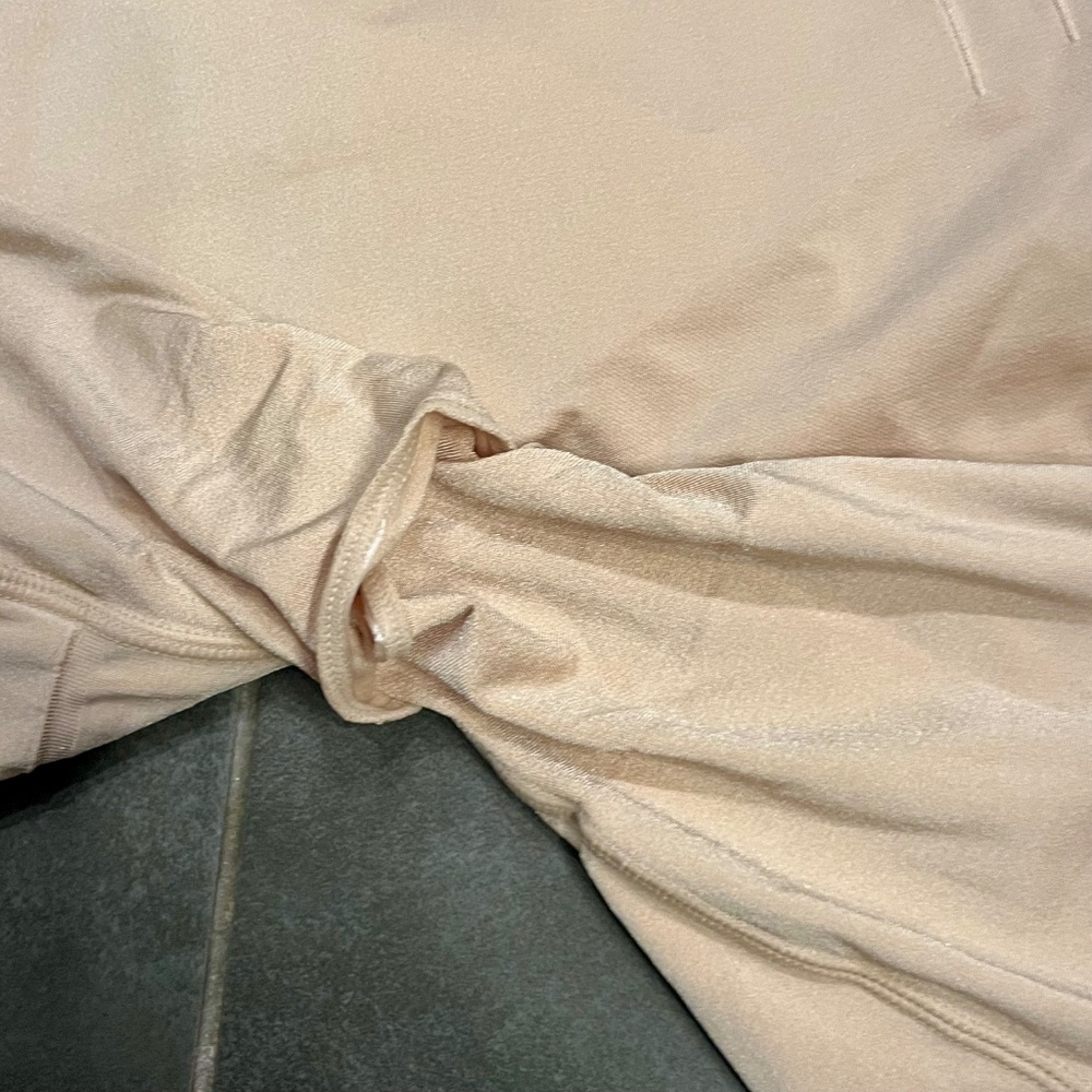 Spanx OnCore High Waist Mid Thigh Shapewear Shorts Soft Nude Size Extra Large XL - Picture 5 of 9